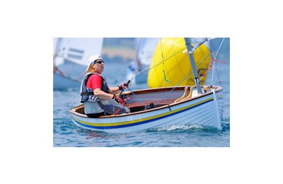 Paola Randazzo durante le regate di Dinghy 12'