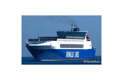 Un Eurocargo della Grimaldi Lines