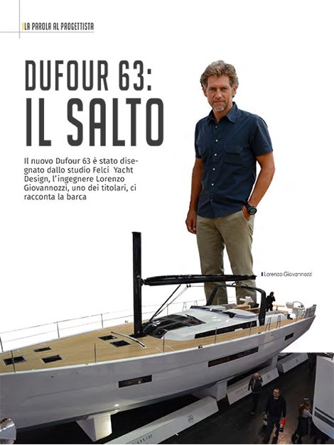 Dufour 63: il salto