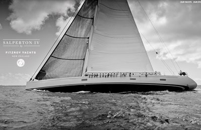 Copertina del sito di Fitzroy Yacht