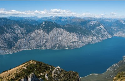 Vista del Lago di Garda dal MOnte Baldo