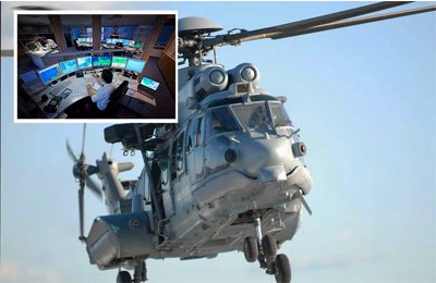 Elicottero Caracal e centro di controllo MRCC Etel