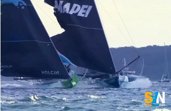 Incidente alla partenza di The Ocean Race Europe: Ambrogio Beccaria costretto a rientrare (VIDEO)