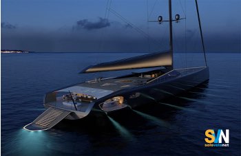 Royal Huisman svela Project 410, 85 metri e un solo albero: sarà il più grande sloop del mondo