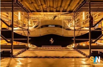 Ferrari Hypersail, completato lo scafo: svelata la tecnologia che farà volare il monoscafo di 30 metri