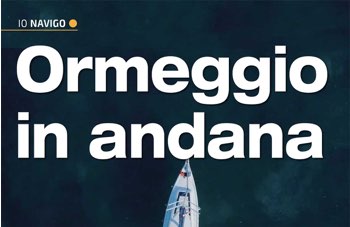 L'ormeggio in andana di una barca a vela