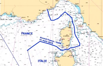 Perché l’Italia ha ceduto parte delle sue acque territoriali alla Francia? 