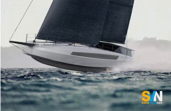 Skaw A, il 40 piedi da crociera con prua scow e foil
