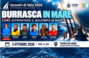 Burrasca in mare aperto: i grandi navigatori raccontano cosa fare a Incontri di Vela 2026 