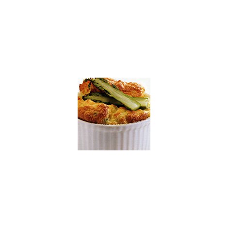 Soufflè agli asparagi verdi