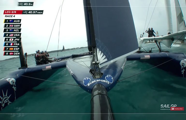 Il SailGp parte col botto pericolosa collisione tra Team USA e Japan