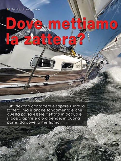 Dove mettiamo la zattera di salvataggio sulla nostra barca?