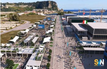 America’s Cup 2027, Napoli svela il villaggio dei team a Bagnoli