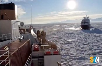 Nave da crociera bloccata nei ghiacci dell’Antartide: il soccorso nel Mare di Ross