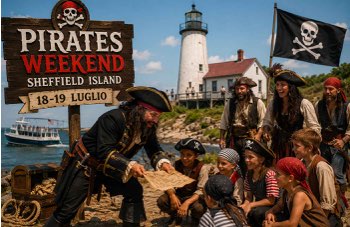 Per raggiungere i pirati bisogna prendere il traghetto: l’avventura di Sheffield Island