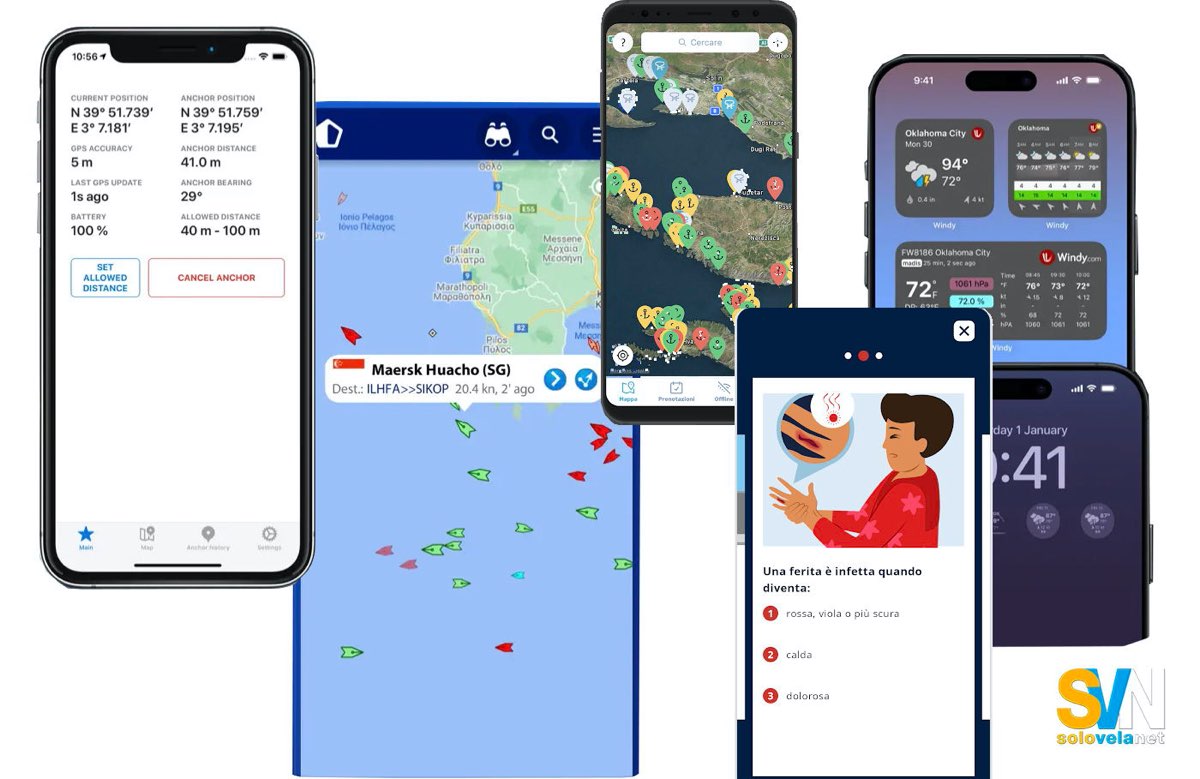 Le App ormai sono degli accessori indispensabili a bordo