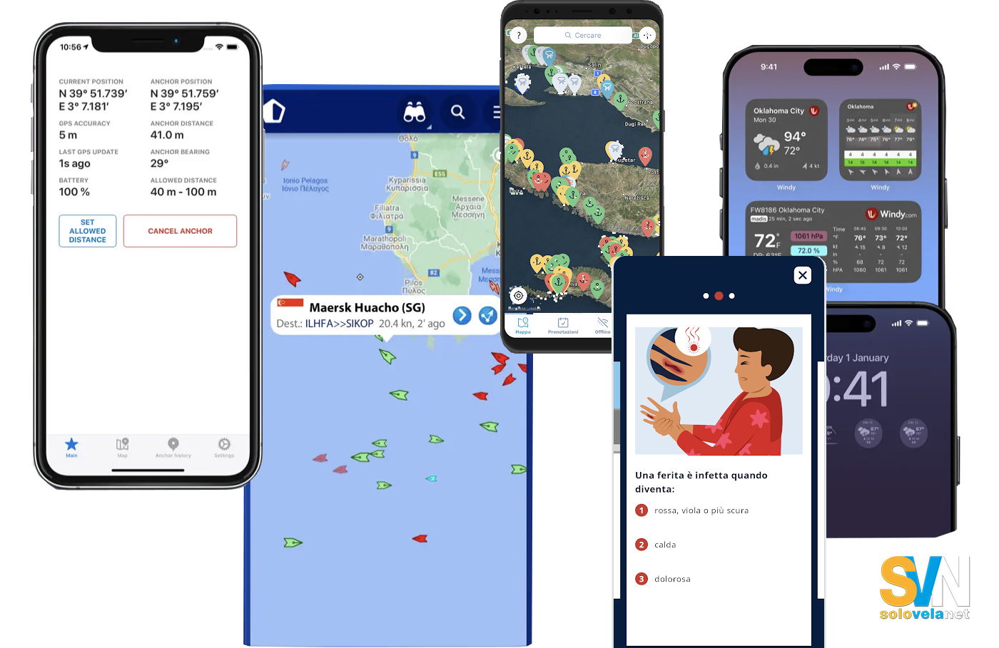 Le App ormai sono degli accessori indispensabili a bordo
