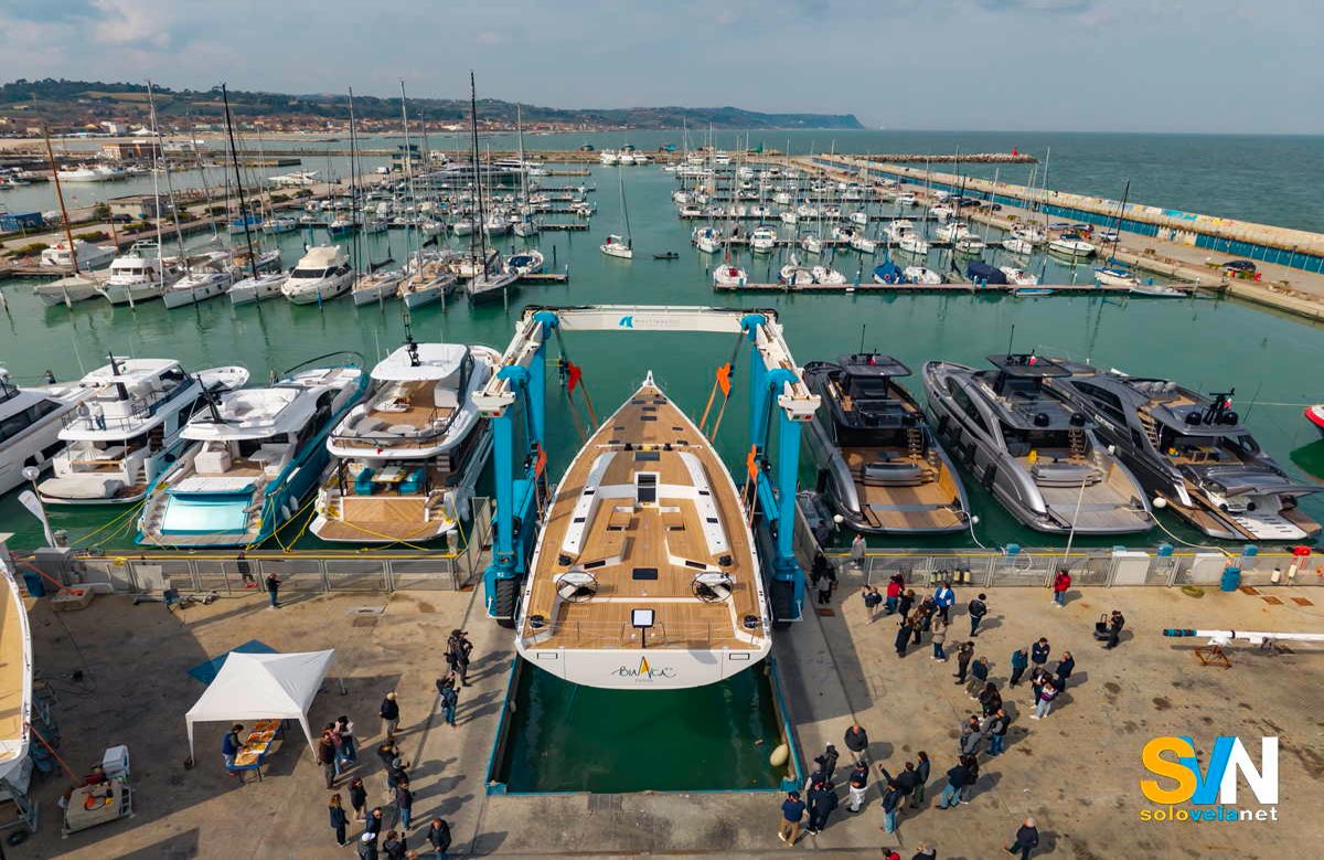 Varatoa Fano il primo esemplare di Grand Soleil Plus 80 Grand Large