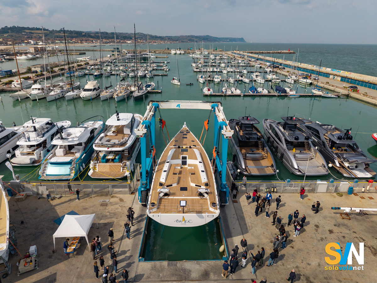 Varatoa Fano il primo esemplare di Grand Soleil Plus 80 Grand Large