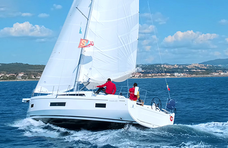 Oceanis 40.1, la prova in mare