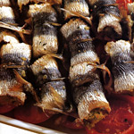 Involtini di sarde alla scamorza