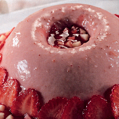 Bavarese di yogurt e fragole