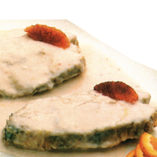 Cernia con salsa all'arancia