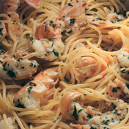 Spaghetti agli scampi