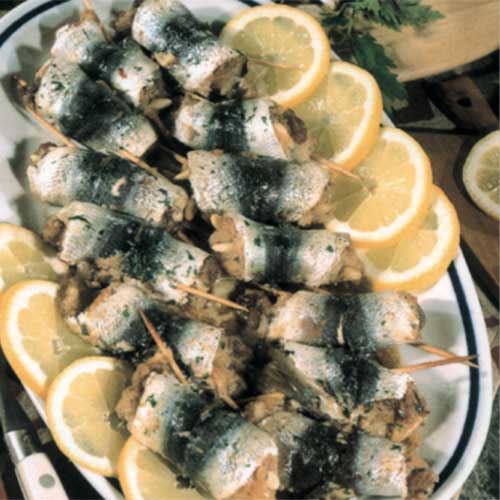 Sarde a beccafico