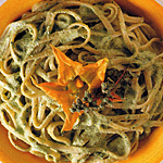 Linguine ai fiori di zucca