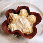 Coupelle al cacao con crema allo yogurt