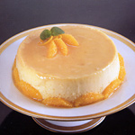 Creme caramel all'arancia