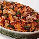 Gratin di pasta con calamaretti
