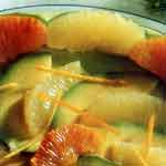 Cheescake all'avogado e agrumi