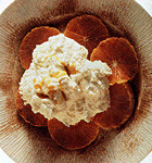 Spuma di ricotta all'arancia