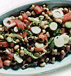 Fagioli e pomodori alla menta