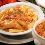 Pappardelle con ragù di branzino