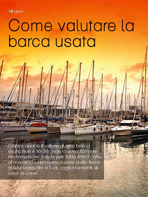 Come valutare la barca usata