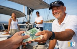 Quale mancia si lascia all’equipaggio di una barca in charter: cifre reali e percentuali