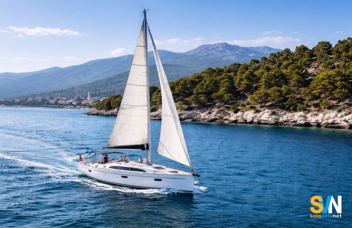 Naviagre lungo le coste croate