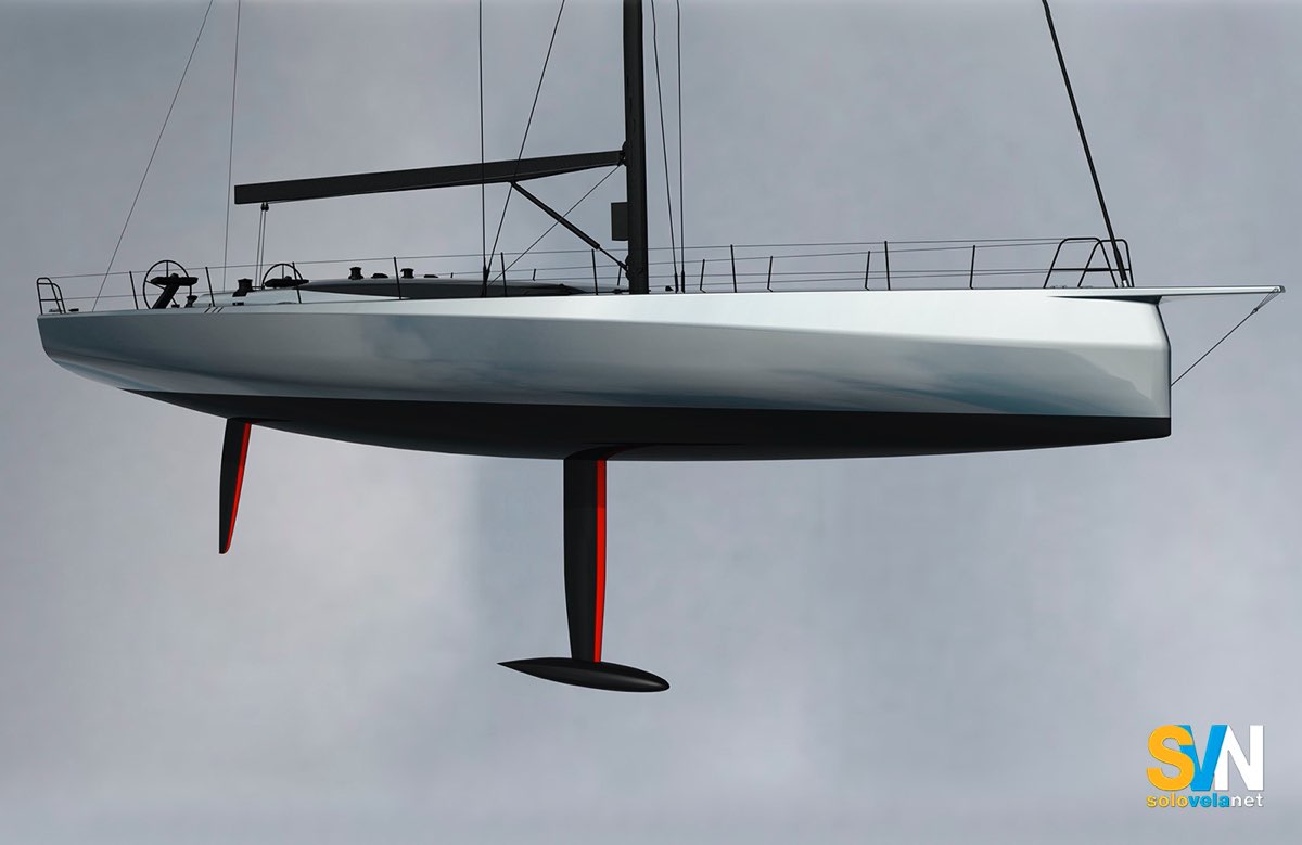 Felci 65 - Una carena molto tesa, con rocker ridotto: la linea di fondo è quasi rettilinea tra prua e poppa