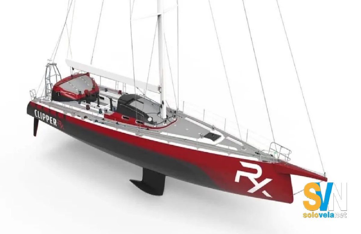 La barca, disegnata da un team interno alla Clipper Race, beneficia dell’esperienza maturata da oltre 7.000 allievi che hanno navigato sulle imbarcazioni della Clipper Race