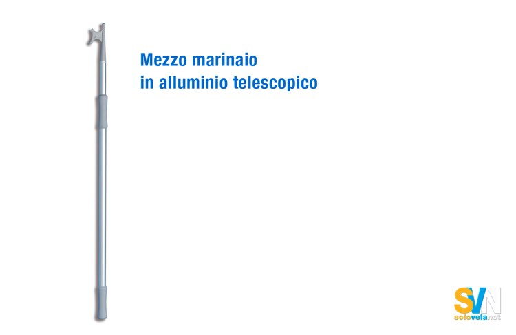 Il mezzo marinio telescopico in allumino è il più diffuso e dopo il mezzo marinaio fisso in alluminio, il più economico