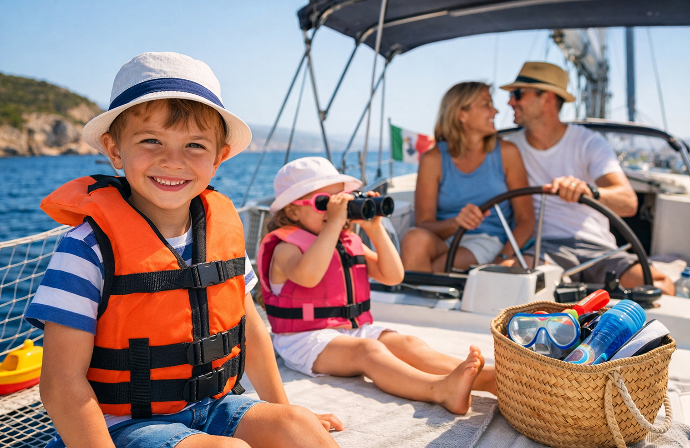 Navigazione con bambini a bordo: consigli pratici su sicurezza, barca e organizzazione della vacanza