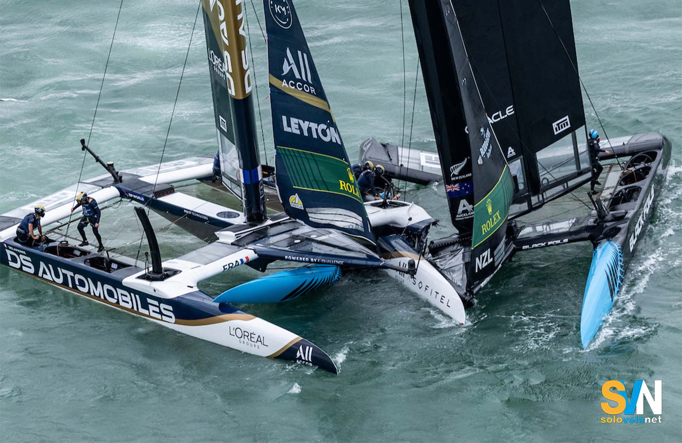 SailGP Auckland, collisione tra New Zealand e Francia segna la tappa neozelandese