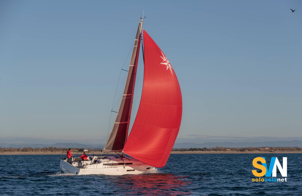 Sun Odyssey 380, un 38 piedi piuttosto veloce che ha costituito un grande successo per la Jeanneau
