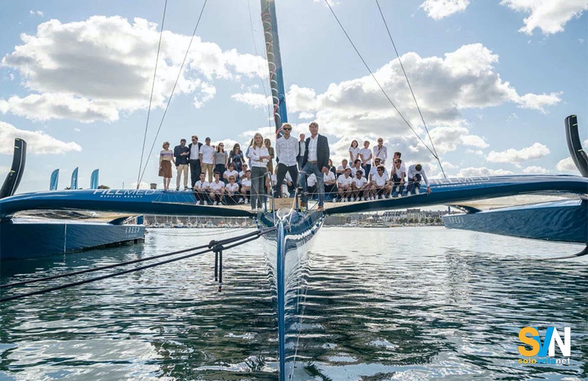 Il team MerConcept a bordo di un trimarano oceanico: il lavoro sulla raccolta e analisi dei dati è sempre più centrale nello sviluppo delle prestazioni in mare