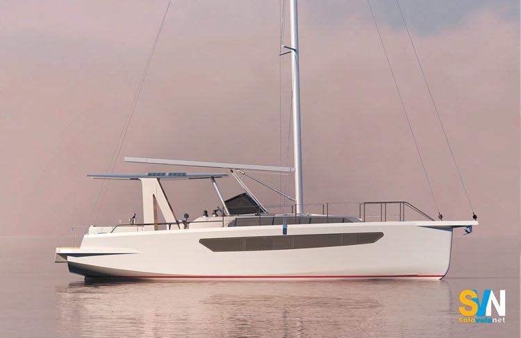 Il rendering del Valja 43 EVO visto di lato