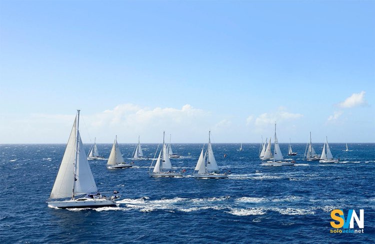 Un apartenza di una edizione della Oyster World Rally