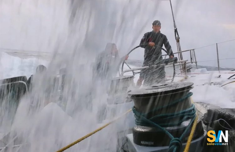 Un momento del documentario True South, che ripercorre la tempesta del 1998 e le conseguenze che quell’edizione della Sydney Hobart ebbe sulla sicurezza delle regate oceaniche